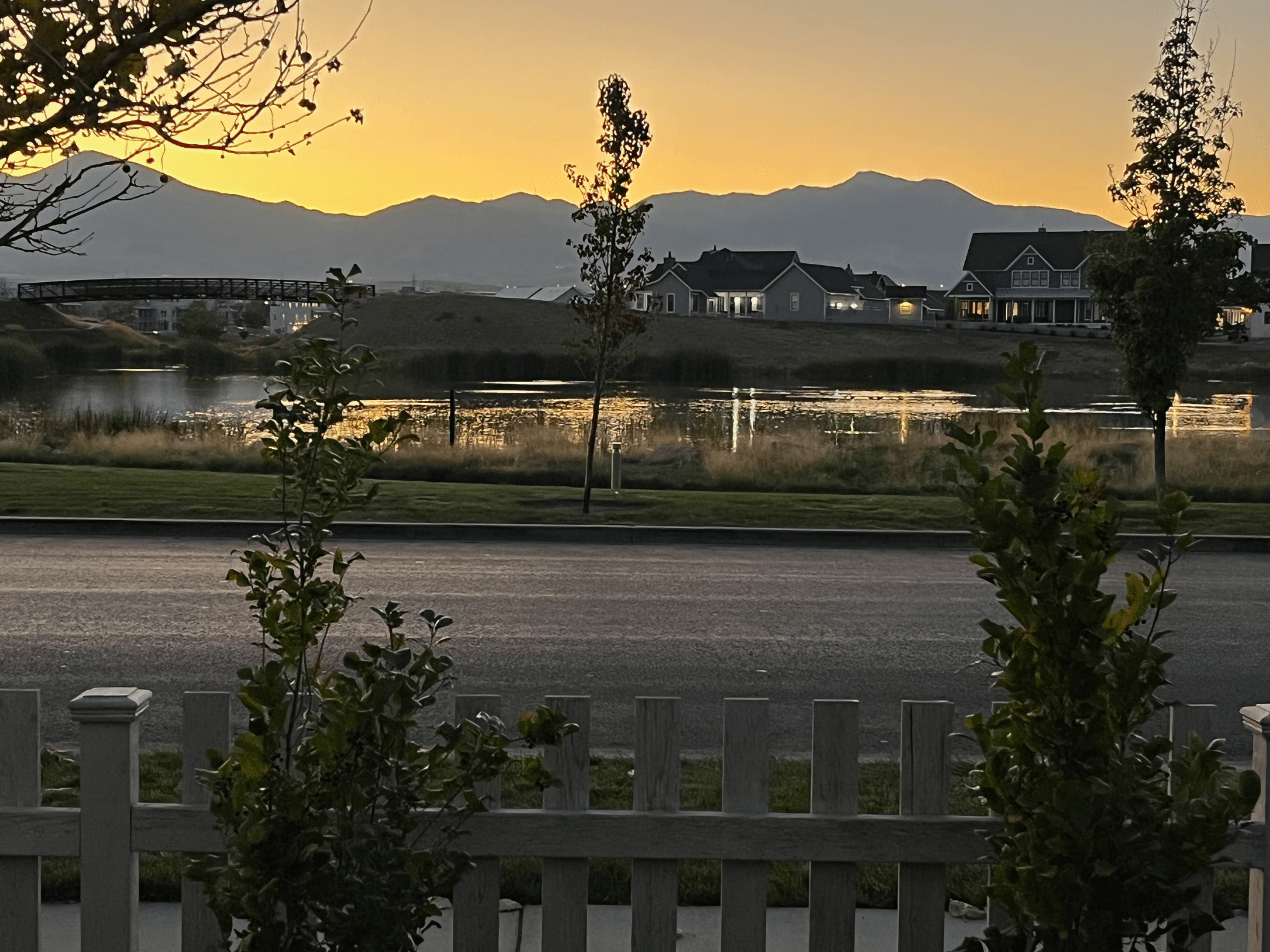 Picture of lakeview from house